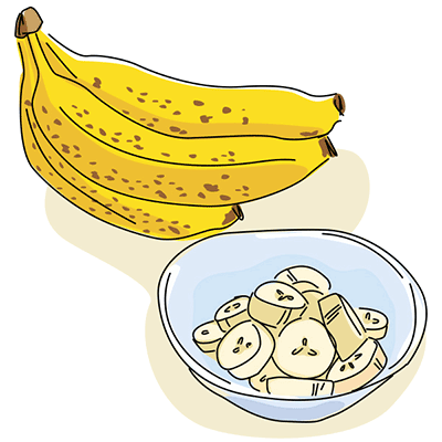 美的 Com さん新定番ダイエット 黒バナナを食べるだけ でイラスト描きました 公式 イラストレーター アライヨウコ Webサイト