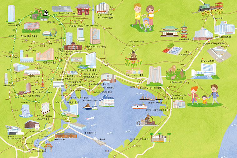 ベスト50 関東 地図 イラスト ただのディズニー画像